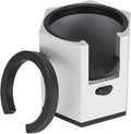Espresso Tamping Station, Coffee Portafilter Holder, Aluminum Alloy Stand for Most 51mm, 53mm, 54mm, 58mm Coffee Portafilter (Hexagon,Silver)