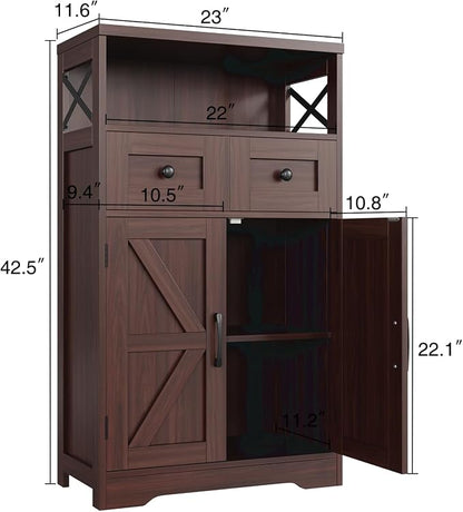 Befrases Dark Brown Storage Cabinet - Image 2