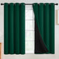 SimpleHome Dark Green 100% Blackout Curtains Room Darkening Living Room 54 | by SimpleHome