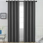 Yakamok Room Darkening Curtains 52x96 inch Length Charcoal Grey-Living Room | 2 by Yakamok