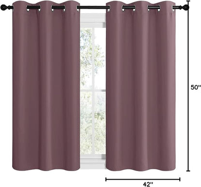 NICETOWN Dry Rose Room Darkening Curtains - Image 10