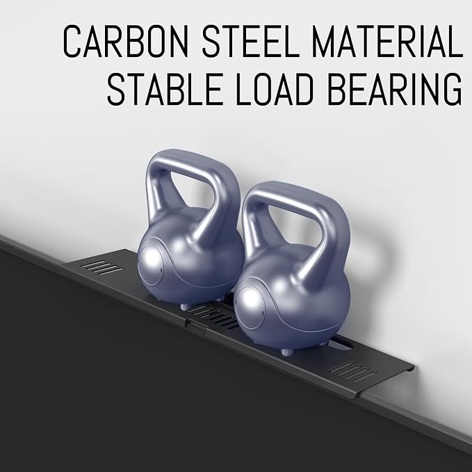 CABTE Adjustable Steel TV Top Shelf, Floating TV Stand, Universal Monitor Shelf - Image 5