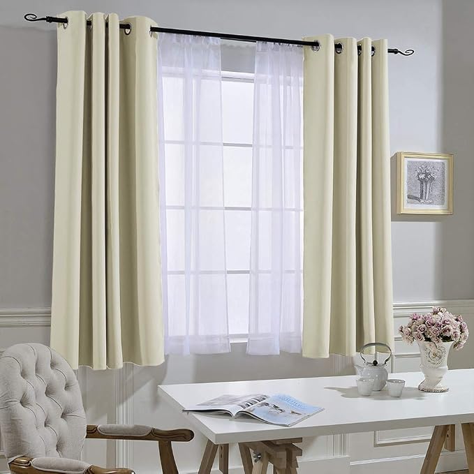 NICETOWN Half Window Curtains for Bedroom - Image 7