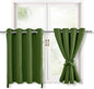 RV Blackout Curtains for Bedroom, Olive Green 52 x 36 Inch 2 Panels | Thermal by Hiasan