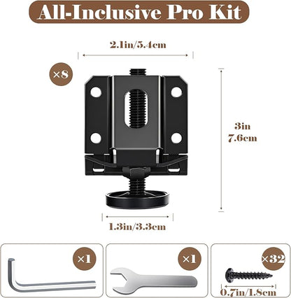 Heavy Duty Leveling Feet, 8 Pack Adjustable Furniture Levelers - Image 7