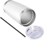 VEGOND 20oz Tumbler with Lid and Straw Stainless Steel Tumbler Cup Bulk Vacuum Insulated Double Wall Travel Coffee Mug Powder Coated Coffee Cup(Mix 12 Pack)