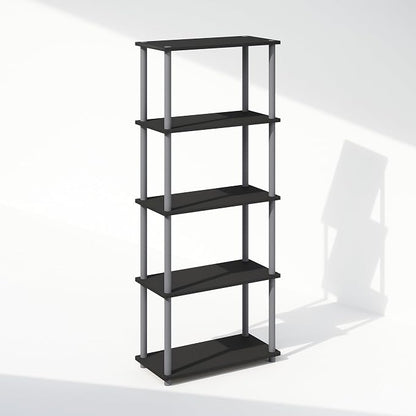 Furinno Turn-N-Tube Book Shelf, 5-Tier Bookshelf, Bookcase - Image 4