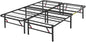 Amazon Basics Bed Frame with Storage, Foldable Metal Platform, Sturdy Steel by AmazonBasics