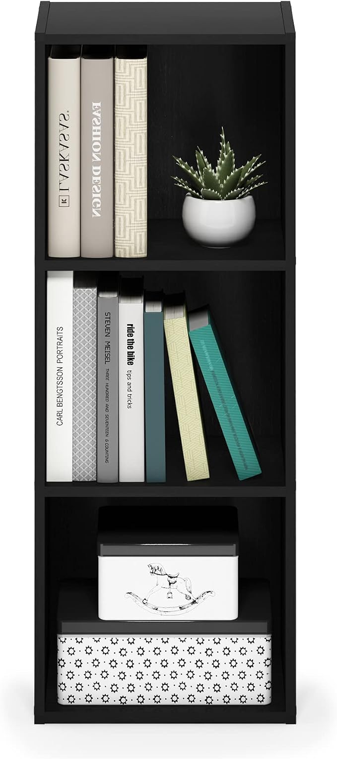 Furinno Pasir 3-Tier No Tool Assembly Open Shelf Bookcase - Image 5