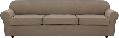 H.VERSAILTEX 4 Piece Stretch Sofa Covers by HVERSAILTEX