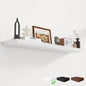 Fun Memories Floating Shelves 48 Inch Long, 9.3 Inch Deep Classic Crown Molding by FunMemories