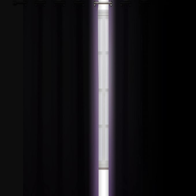 Lilac Blackout Curtains 52 x 84 inch/Lavender Curtains Set of 2 Panels/Thermal - Image 3