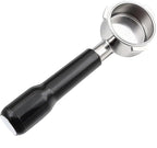 51mm 3 Ears Bottomless Portafilter for Delonghi Dedica EC680/EC685/EC785/EC820/EC850/EC860 SMEG Espresso Coffee Machine, Stainless Steel Basket Included ABS Handle Black
