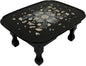February Mountain Mother of Pearl Folding Table Handmade Bedroom Table by FebruaryMountain