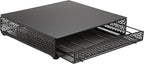 Mind Reader Single Serve Coffee Pod Drawer, 36 Pod Capacity, Countertop Organizer, Metal, 12.75" L x 13" W x 3" H, Black