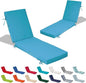 80x26x4in Lounge Cushions for Outdoor Furniture, Outdoor Lounge Chair Cushions by Odsiikly