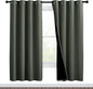 NICETOWN 100% Blackout Window Curtain Panels, Full Light Blocking Drapes by NICETOWN