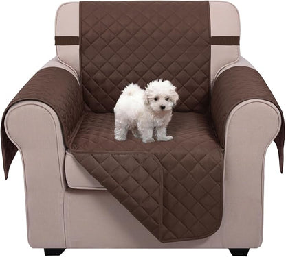 U-NICE HOME Reversible Recliner Chair Covers, Chocolate | 23''Armchair Cover by U-NICEHOME