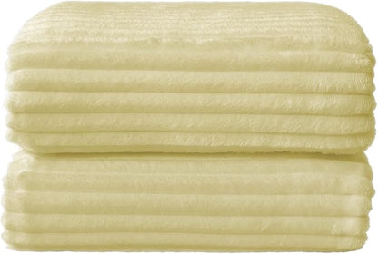 BEDELITE Transparent Yellow Fleece Throw Blanket - Image 8