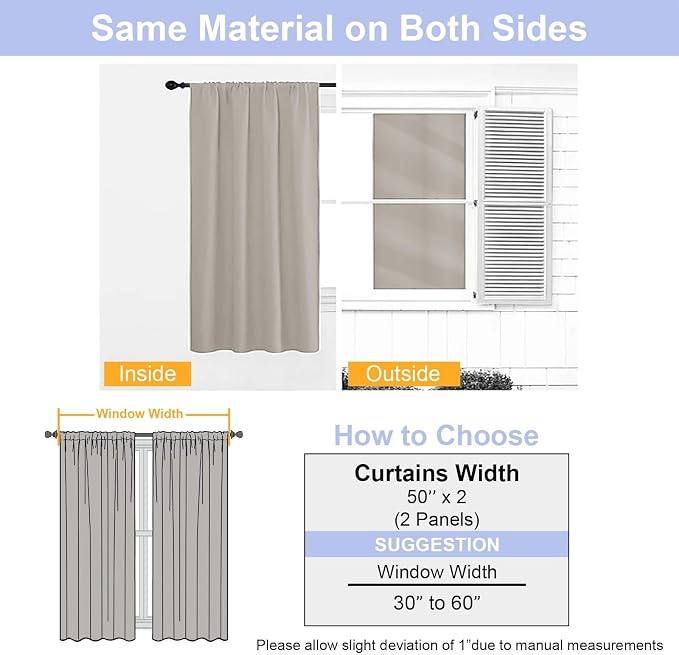 Simplebrand Stone Blackout Curtains - Image 9