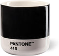 Copenhagen Design Pantone Macchiato Cup - Coffee, Latte, Macchiato Mug - 3.34oz/100ml, Black 419