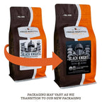 Fresh Roasted Coffee, Organic Black Knight | USDA Organic, Kosher | Dark Roast 12 oz Ground