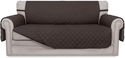 Easy-Going Reversible Couch Cover, 2 Cushion Sofa, Chocolate/Chocolate | by Easy-Going