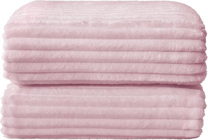 BEDELITE 3D Ribbed Cherry Blossom Fleece Twin Blanket - Image 8