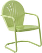 Crosley Furniture Griffith Outdoor Chair, Retro Metal Patio Chairs by CrosleyFurniture