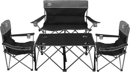 Oversized 4 Pcs Camping Chair Set by LANMOUNTAIN