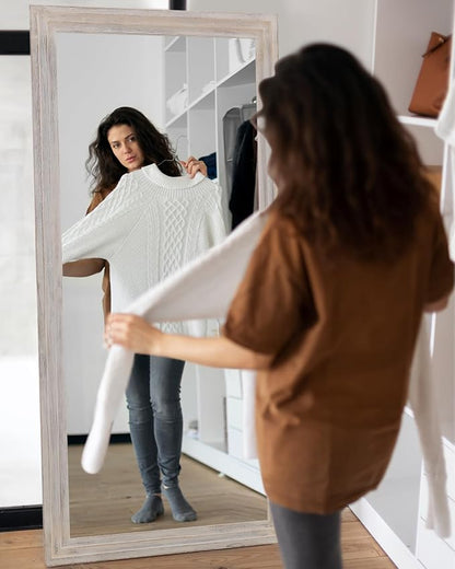 Full Length Mirror, Oversized Stand Up Mirrors Large Wall Mirrors, Wall Mounted - Image 8