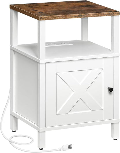 MAHANCRIS Farmhouse Nightstand by MAHANCRIS