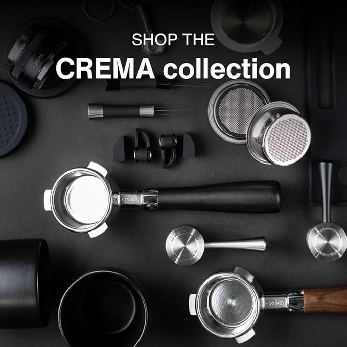 Crema Coffee Products Tamping Mat for Barista Touch | Non-Slip Silicone Protection for Countertops & Portafilters | Precision Fit with Drip Tray & Vent Holes|Easy to Clean,Durable Espresso Tamping Pad