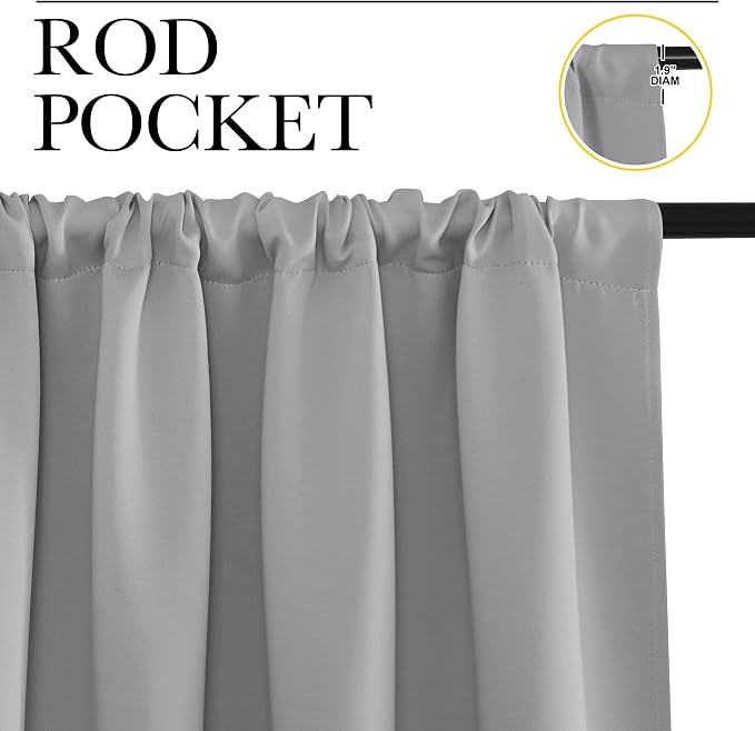 NICETOWN Room Darkening Curtains - Image 2