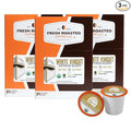 Fresh Roasted Coffee, Organic White Knight | USDA Organic, Kosher | Light Roast 72 Pods for K Cup Brewers
