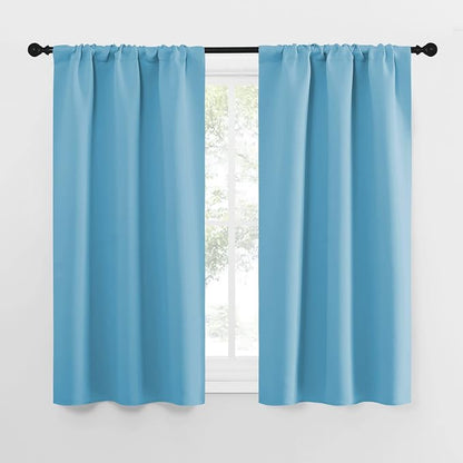 NICETOWN Kitchen Curtains for Small Windows, Privacy Thermal Insulated Blackout by NICETOWN
