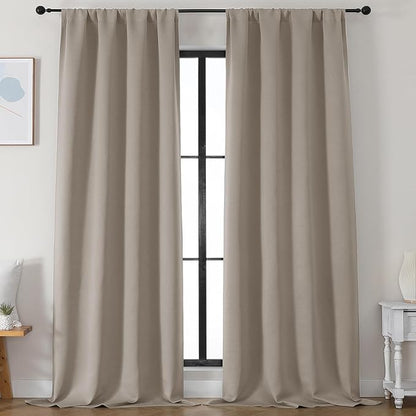 Simplebrand Stone Blackout Curtains by Simplebrand