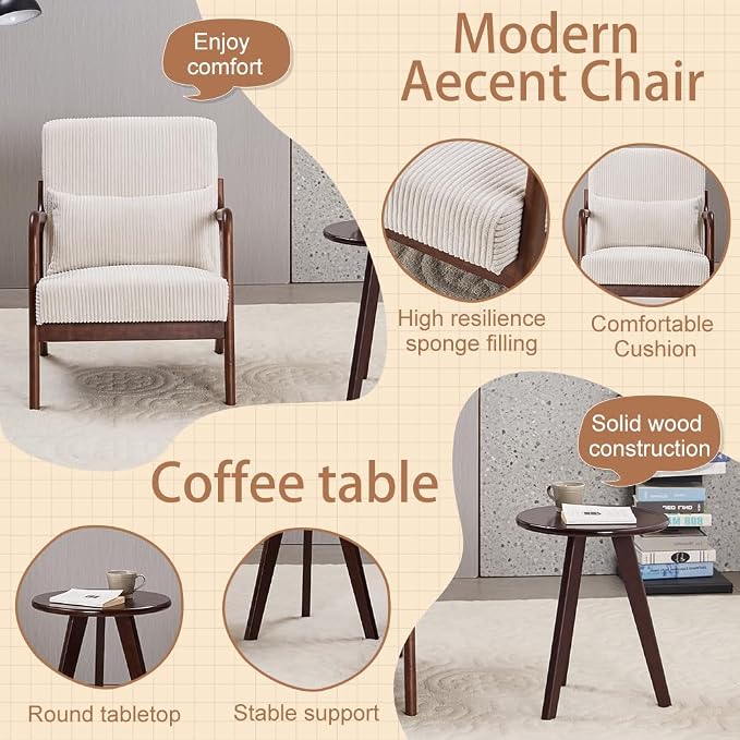 Mid Century Modern Accent Chair - Image 5