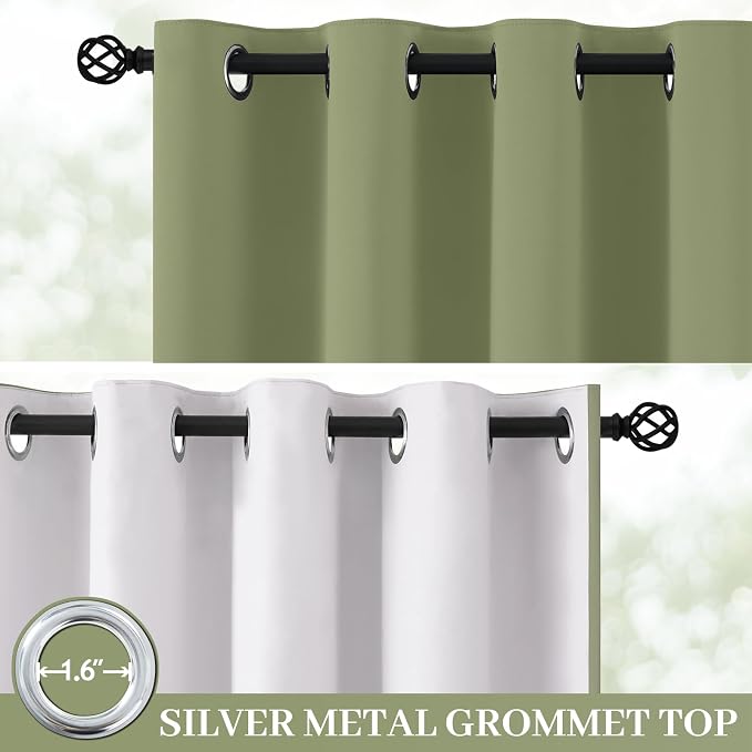Yakamok Sage Blackout Curtains 84 Inches Long - Image 2