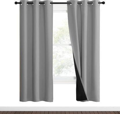 NICETOWN Full Shade Curtain Panels, Pair of Energy Smart & Noise Blocking Out - Image 2