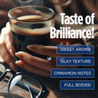VitaCup Genius Instant Coffee Packets, Increase Energy & Focus, Keto Coffee, Serve Hot or Cold Brew, MCT Oil, Turmeric, B Vitamins, D3, Bold & Smooth,100% Arabica Coffee in Single Serve Sticks, 48 Ct