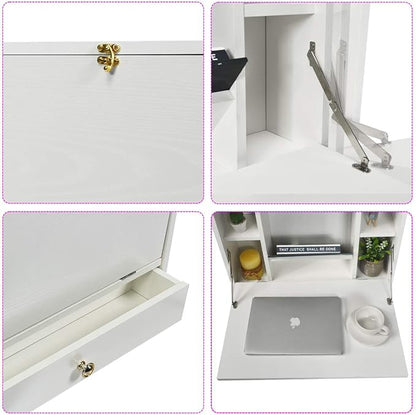 WATERJOY Small Wall Foldable Hideaway Storage Cabinets - Image 7