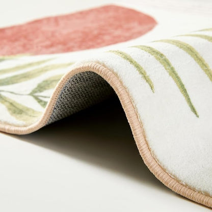RoomTalks Mid Century Modern Washable Rug, Boho Cute Aesthetic 8x10 Area Rugs - Image 6