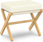 BAMBOOHOMIE Foldable Foot Stool Ottoman, Modern Foot Rest by BAMBOOHOMIE