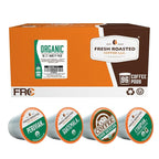 Fresh Roasted Coffee, Organic Mold & Mycotoxin 3rd Party Tested Variety Pack | USDA Organic, Kosher | K-Cup Compatible, 96 Pods