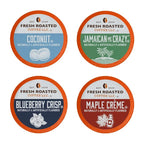 Fresh Roasted Coffee, Fun Flavors, Flavored Coffee Pod Variety Pack, K-Cup Compatible, 48 Count