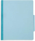 10 Blue Classification Folders - 1 Divider - 2 Inch Tyvek Expansions - Durable 2 Prongs, for Medical Files, Law Client Files, Pressboard Classification Folders 1 Dividers Letter Size, Blue, 10 Pack