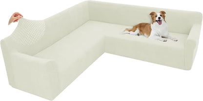 Arfntevss Stretch Sectional Couch Covers L Shaped Corner Sectional Sofa Cover by Arfntevss