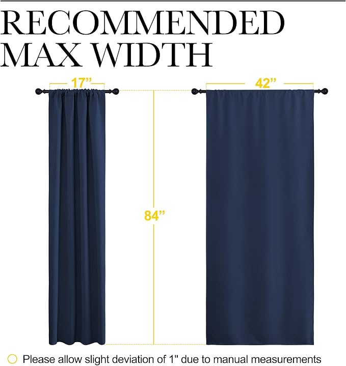 NICETOWN Thermal Curtains Blackout Draperies - Image 7