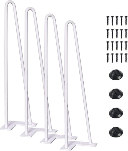 SMARTSTANDARD 16 Inch Heavy Duty Hairpin Furniture Legs, Metal Home DIY Projects by SMARTSTANDARD